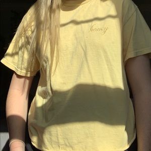 brandy melville honey shirt!
